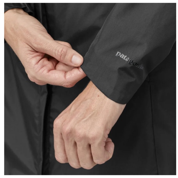 Like-New- Patagonia Torrentshell Black 3L Rain Parka Jacket Coat (3) - Picture 5 of 16
